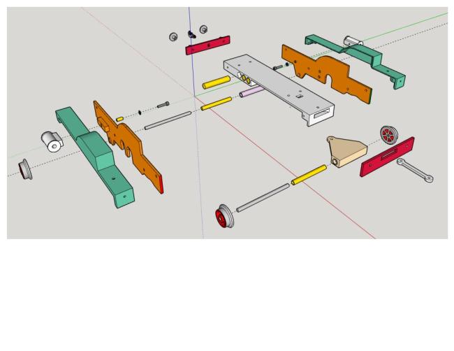 Footplate parts assembly drawing