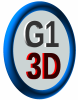 Gauge 1 3D Circle logo