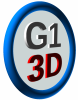 Gauge 1 3D Circle logo